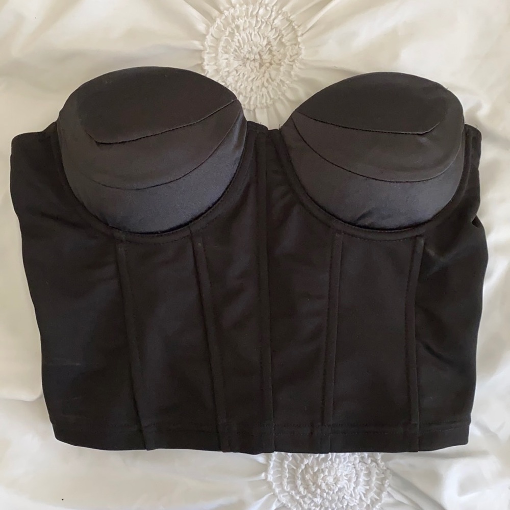 Windsor black corset top